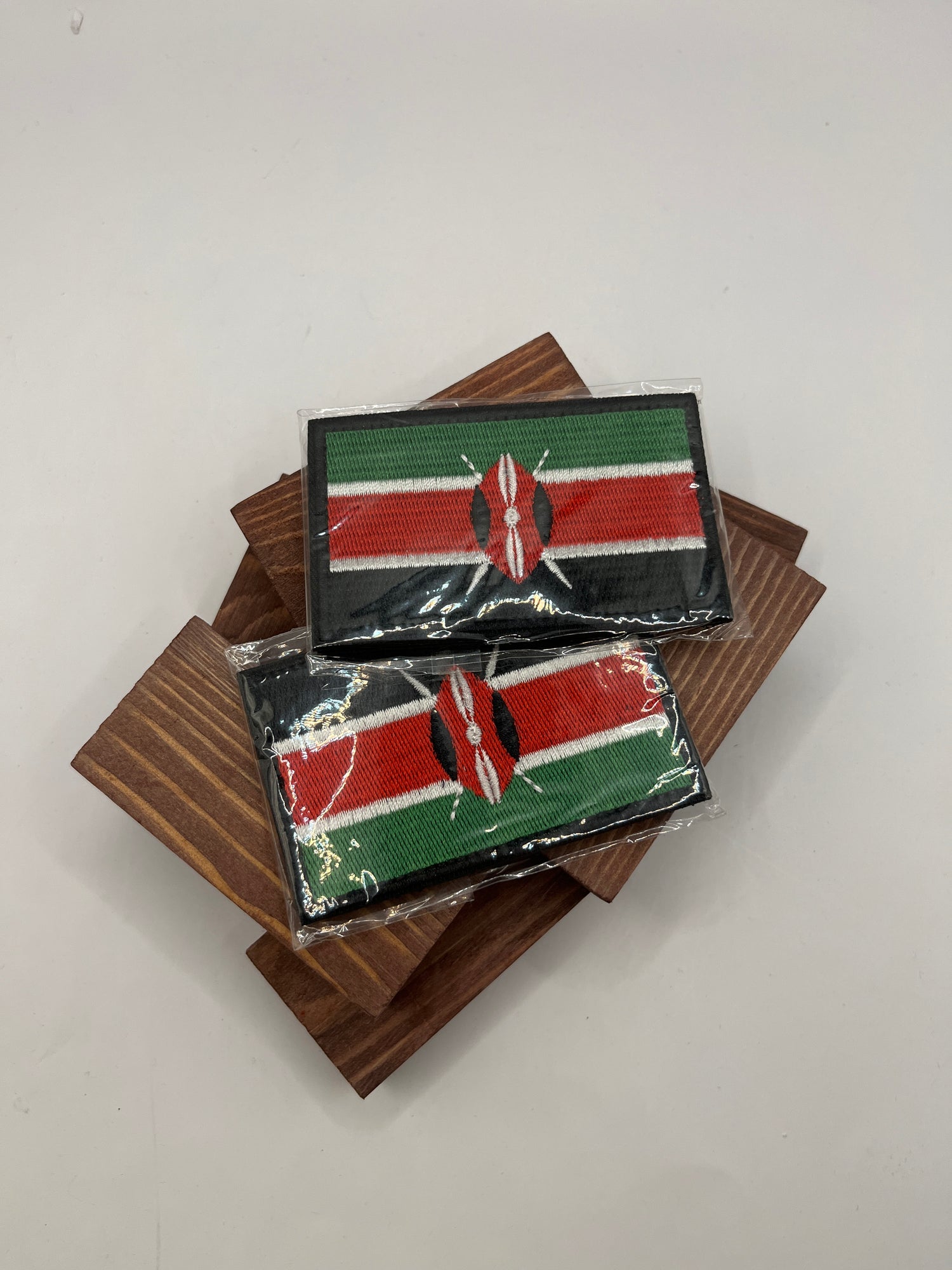 National Flag Embroidery Patch With Velcro 8cm x 5cm