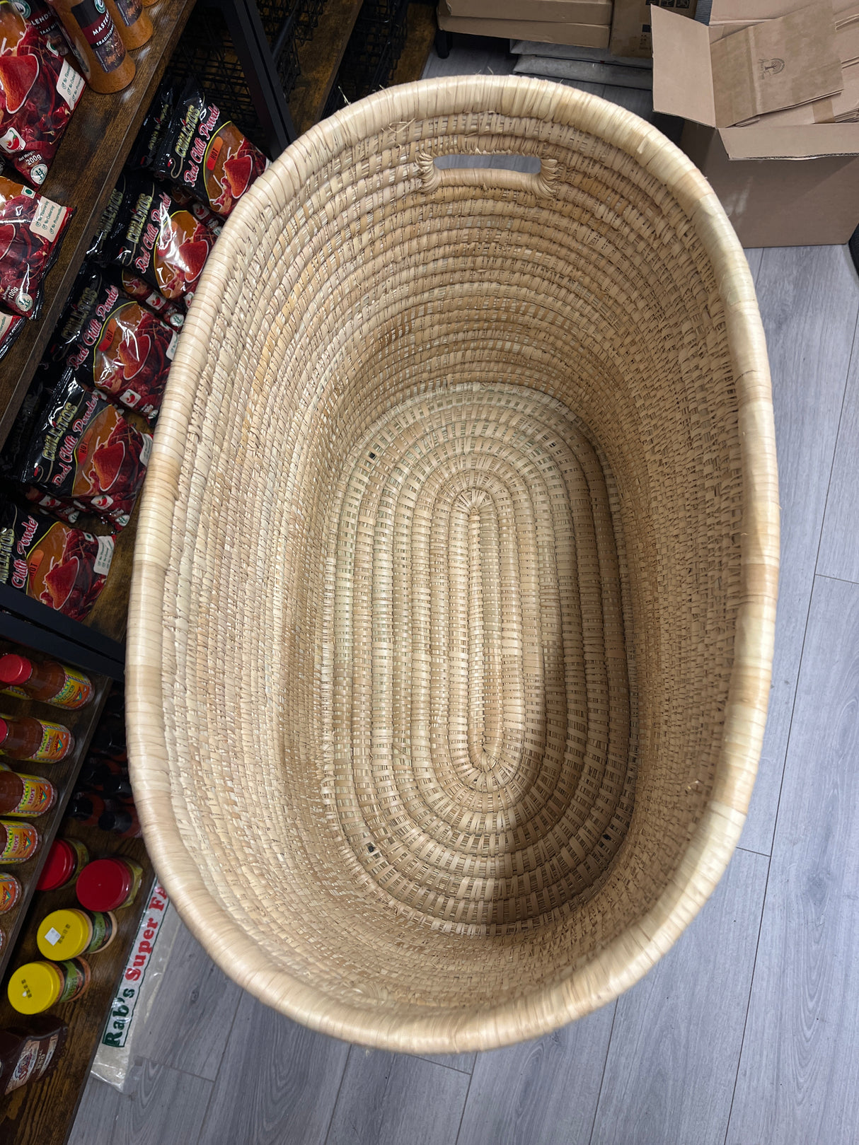 Effie V - Handmade Wicker Laundry Medium P/N