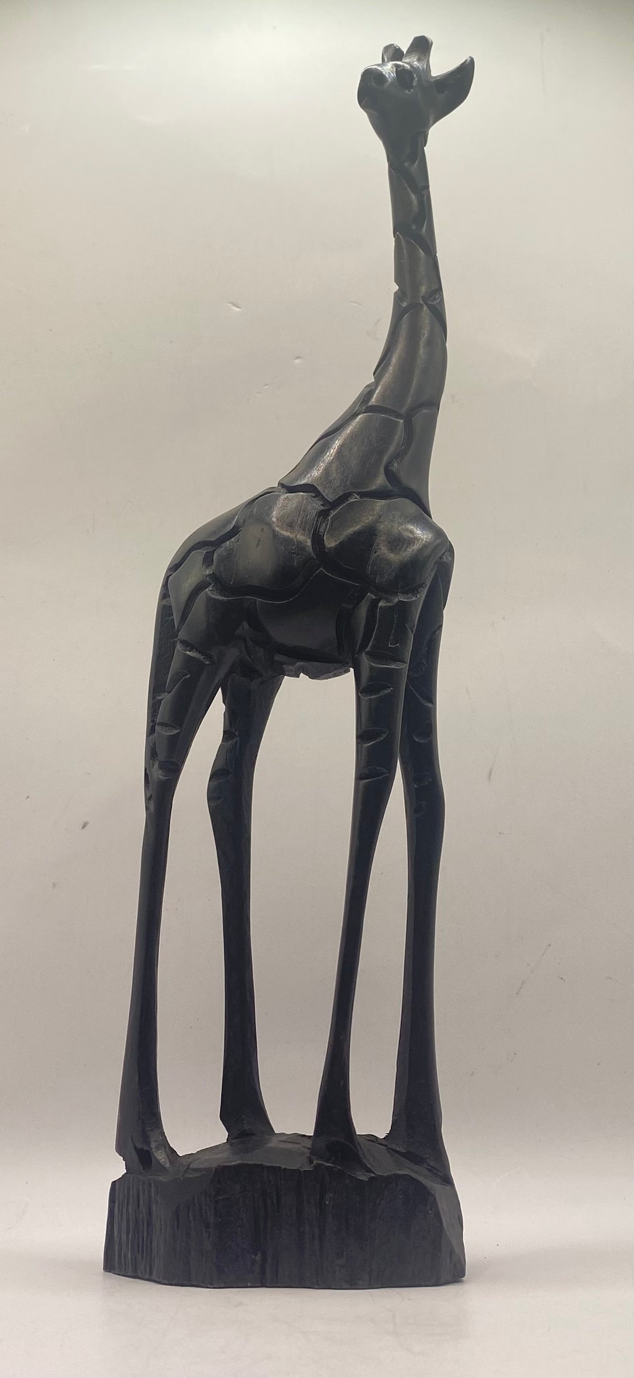 Ebony Giraffe with Stand