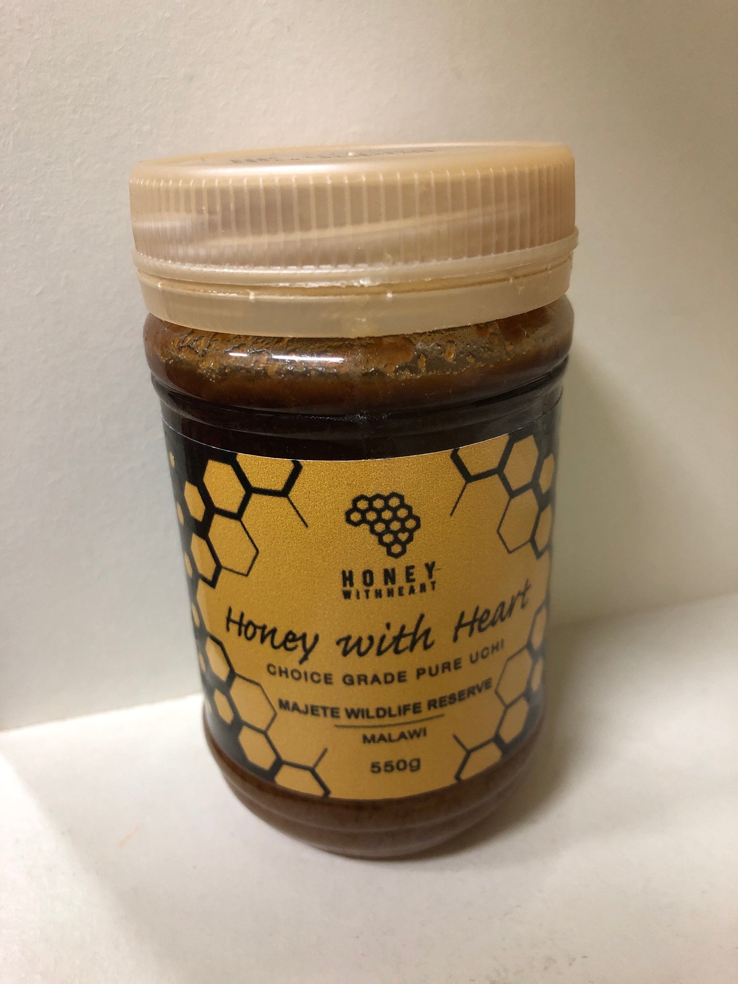 Honey With Heart Choice Grade Pure Uchi Majete Wildlife Reserve Malawi 550g