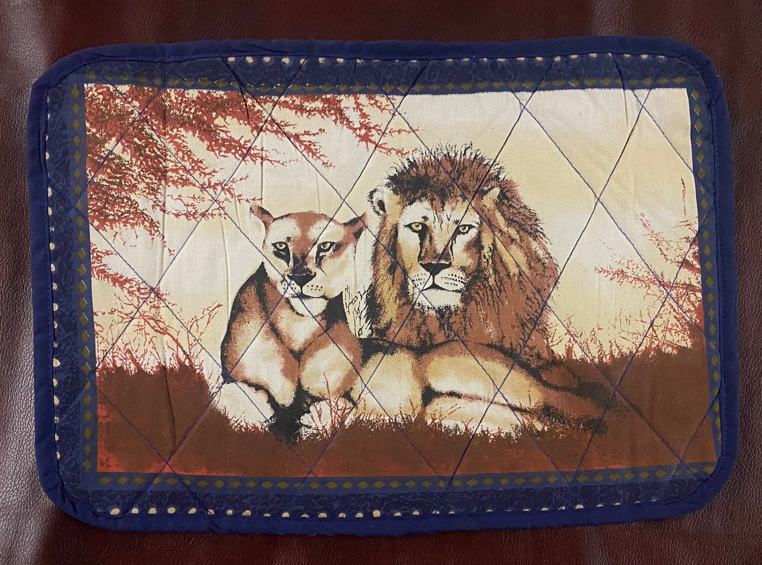 Animal Painted Placemats with Serviettes