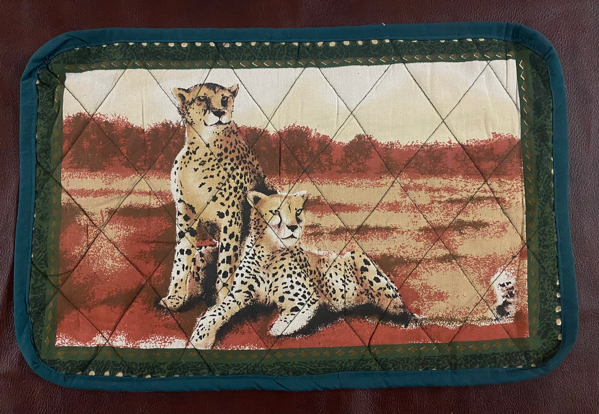 Animal Painted Placemats with Serviettes