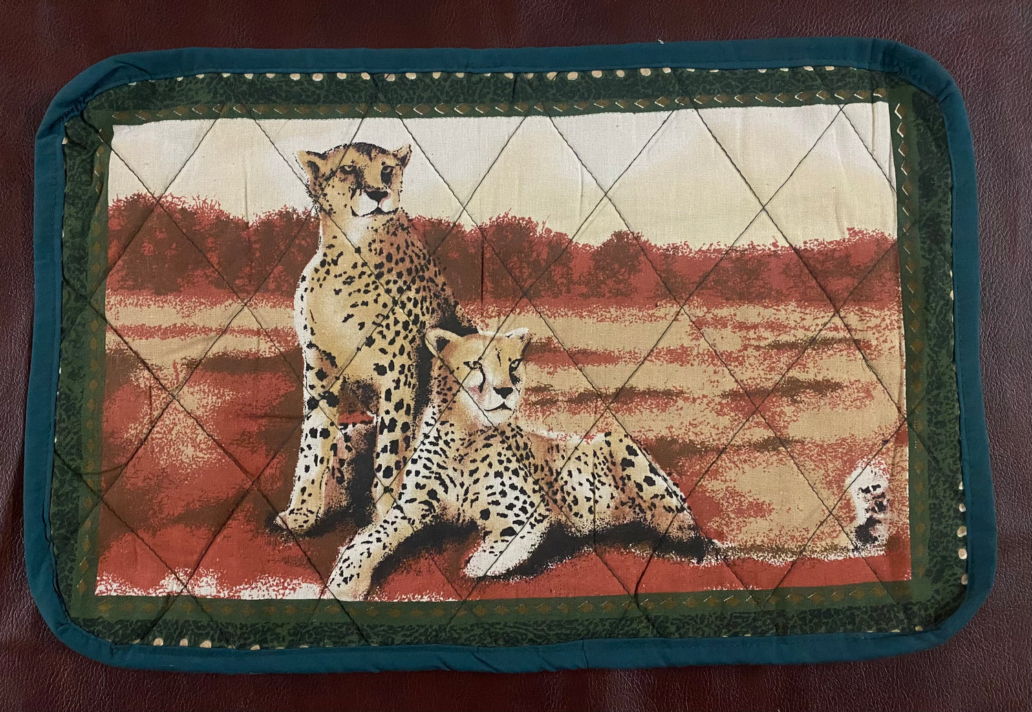 Animal Painted Placemats with Serviettes