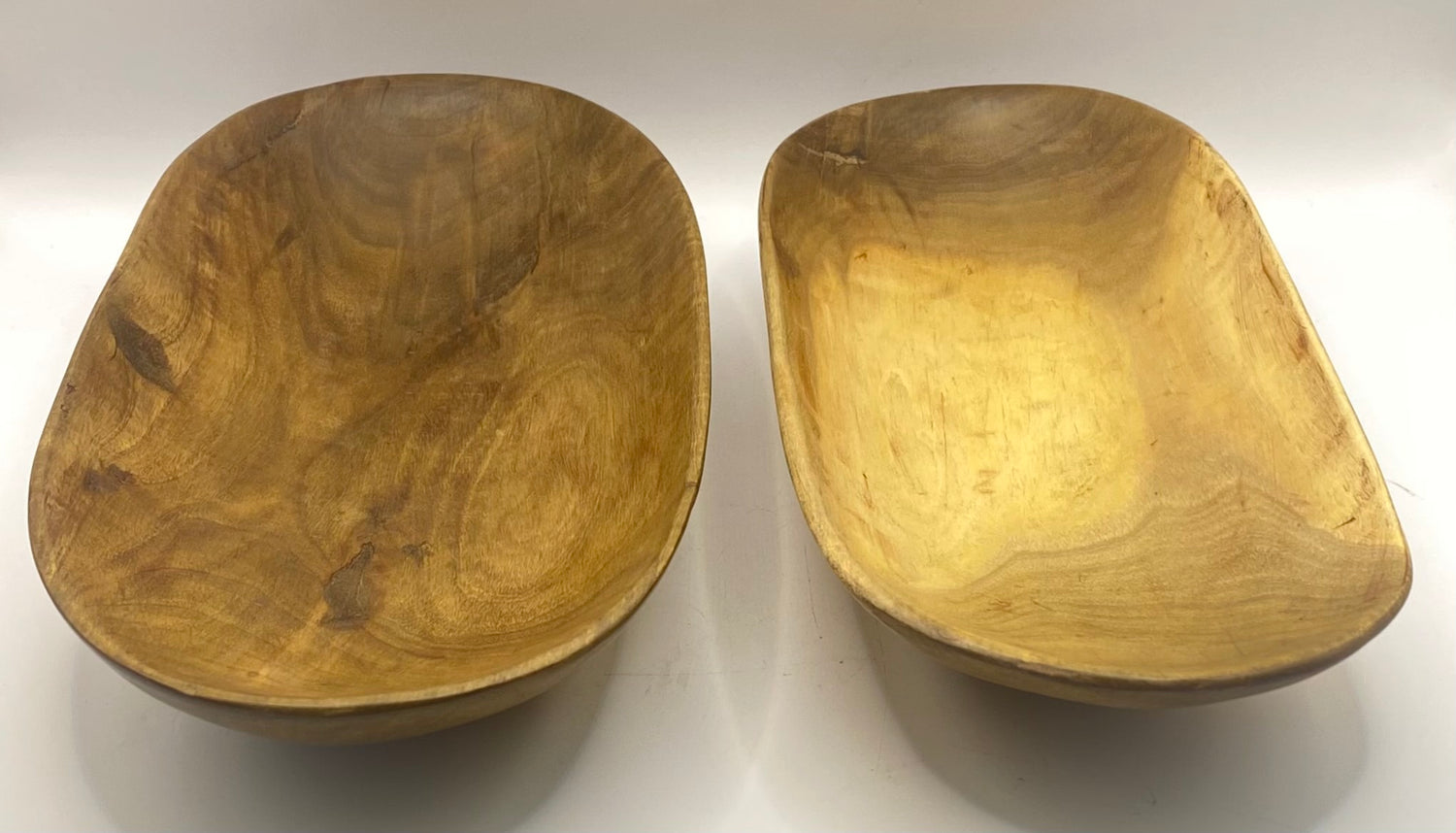 Hand Carved Mahogany Bowl Set