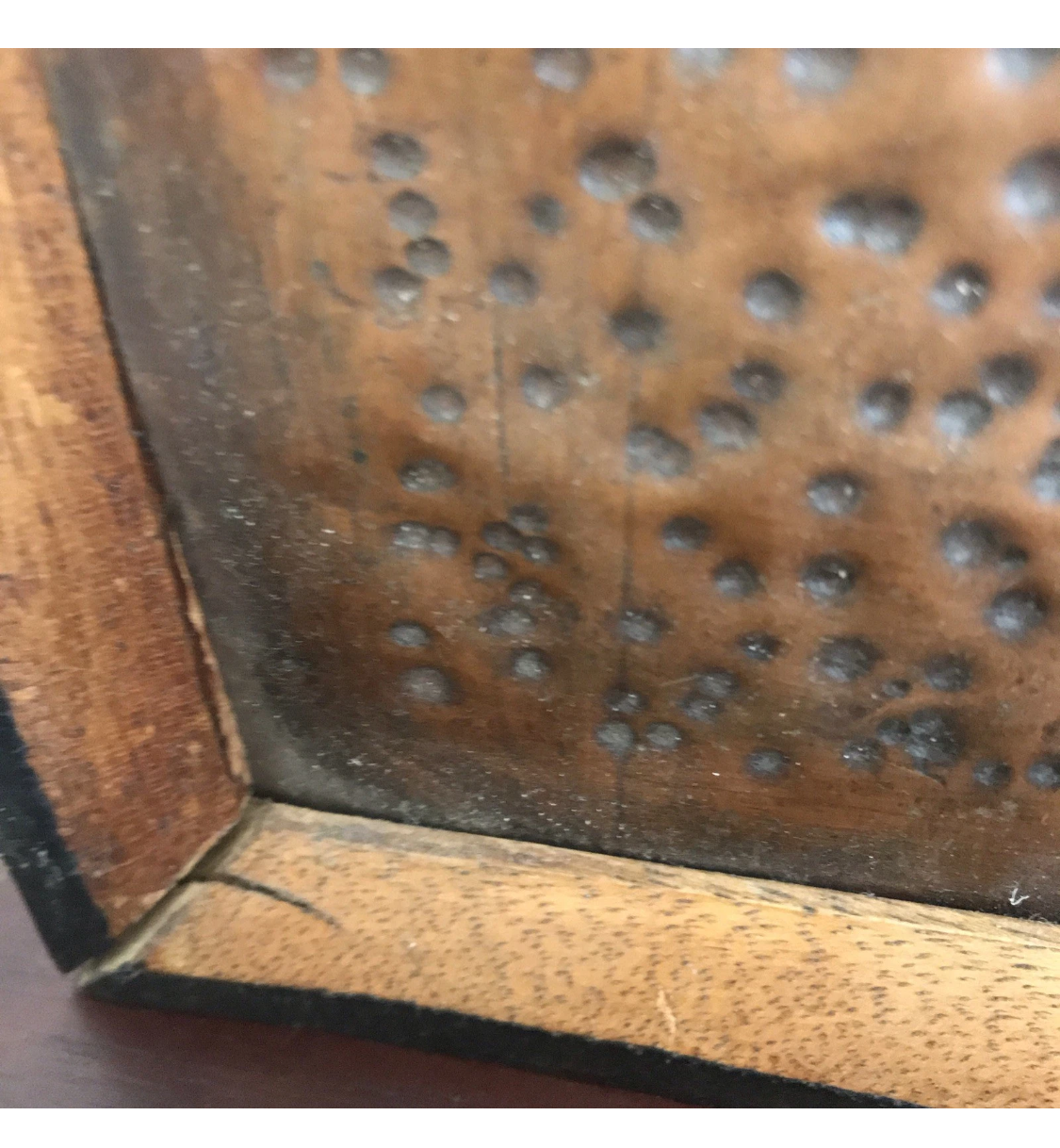 African Man Walking to Work In Copper Frame