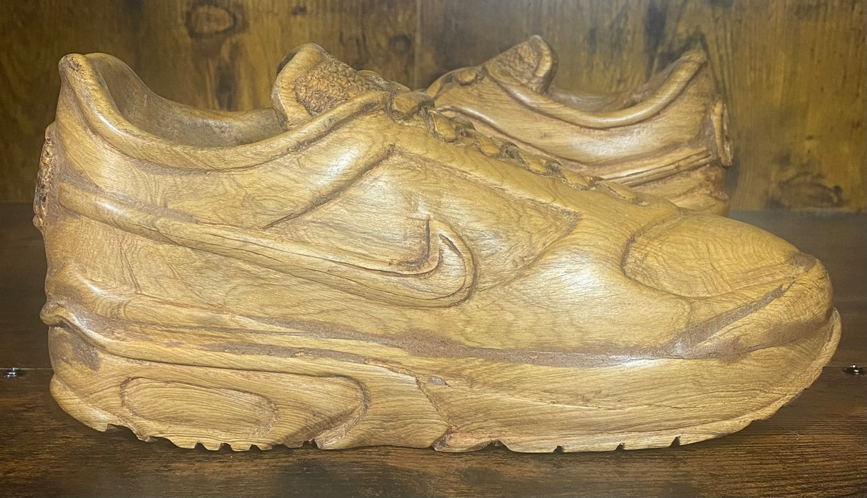 Air Max 90 4.1 Carved Mahogany Display Piece