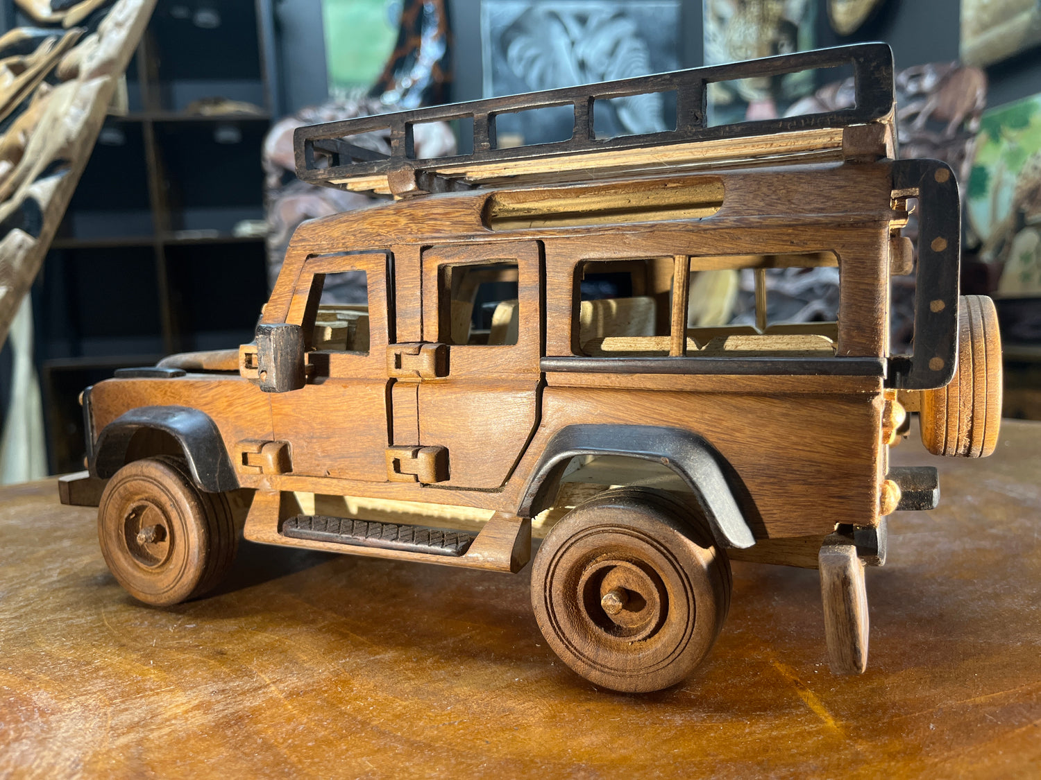 Classic Landrover Defender V3.1 Hand Carved Mahogany with Ebony