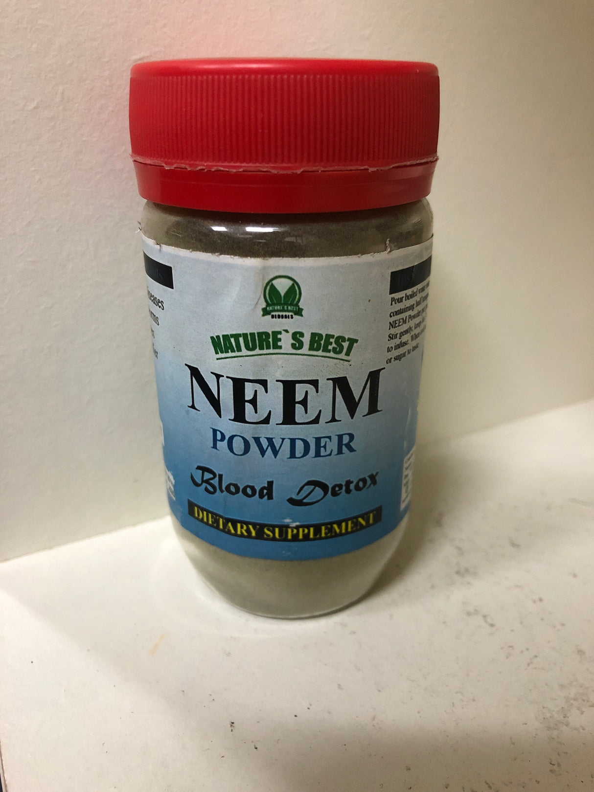 Neem Powder Blood Detox Dietary Supplement Nature’s Best 100g