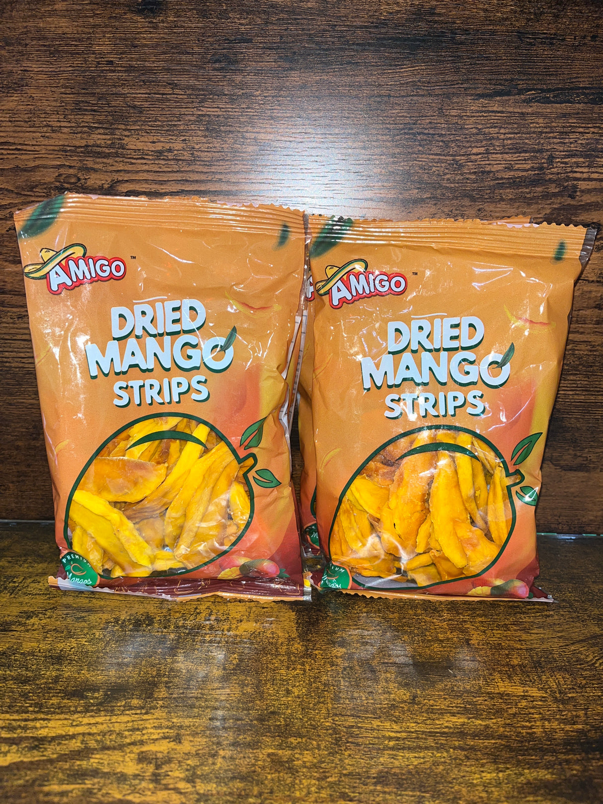 Amigo Dried Mango Strips 100g Bag