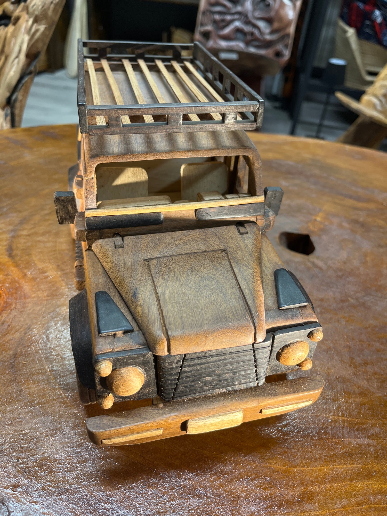 Classic Landrover Defender V3.1 Hand Carved Mahogany with Ebony