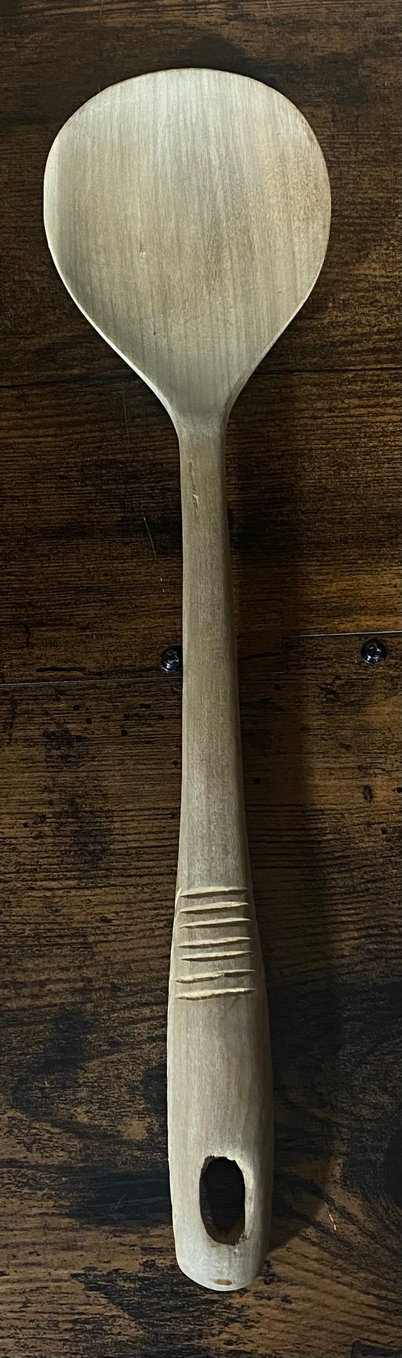 Hand Carved Wooden Serving Spoons