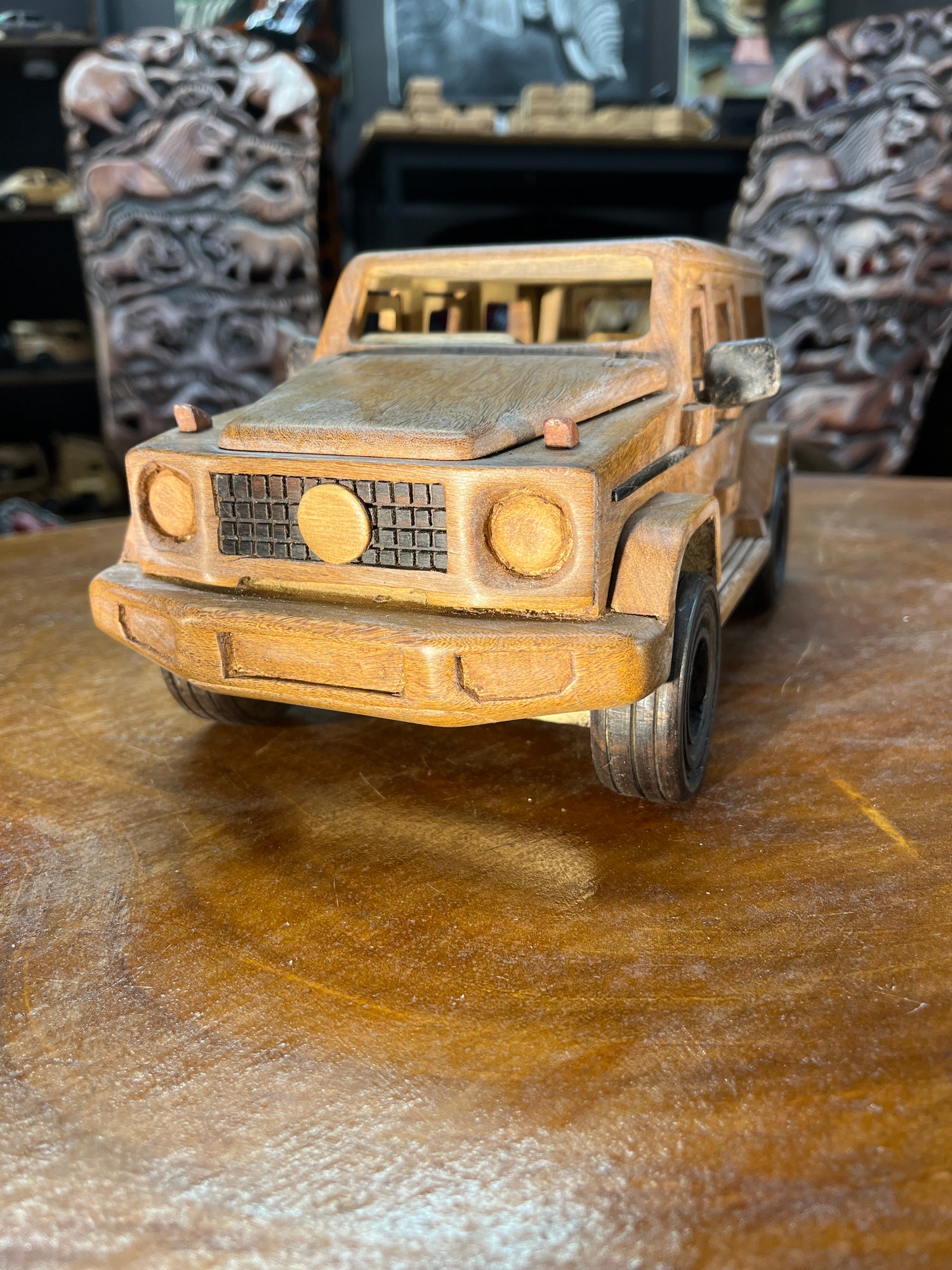 Mercedes G Wagon AMG Style V1.2 Hand Carved Mahogany