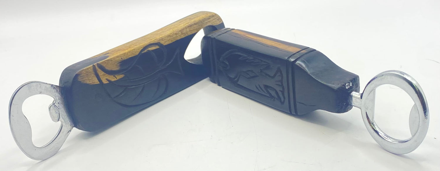 Ebony Block Handle Bottle Opener