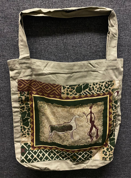 Two Prints Cloth Tote-bag