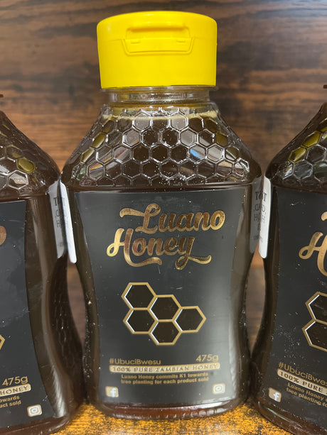 Luano 100% Pure Zambian Honey 475g Bottle