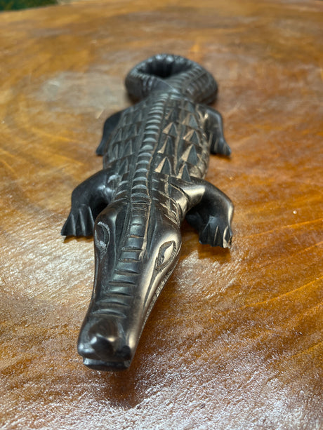 Handmade Ebony Crocodile Malawi