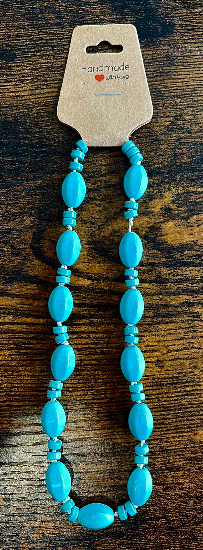 Blue Howlite Necklace