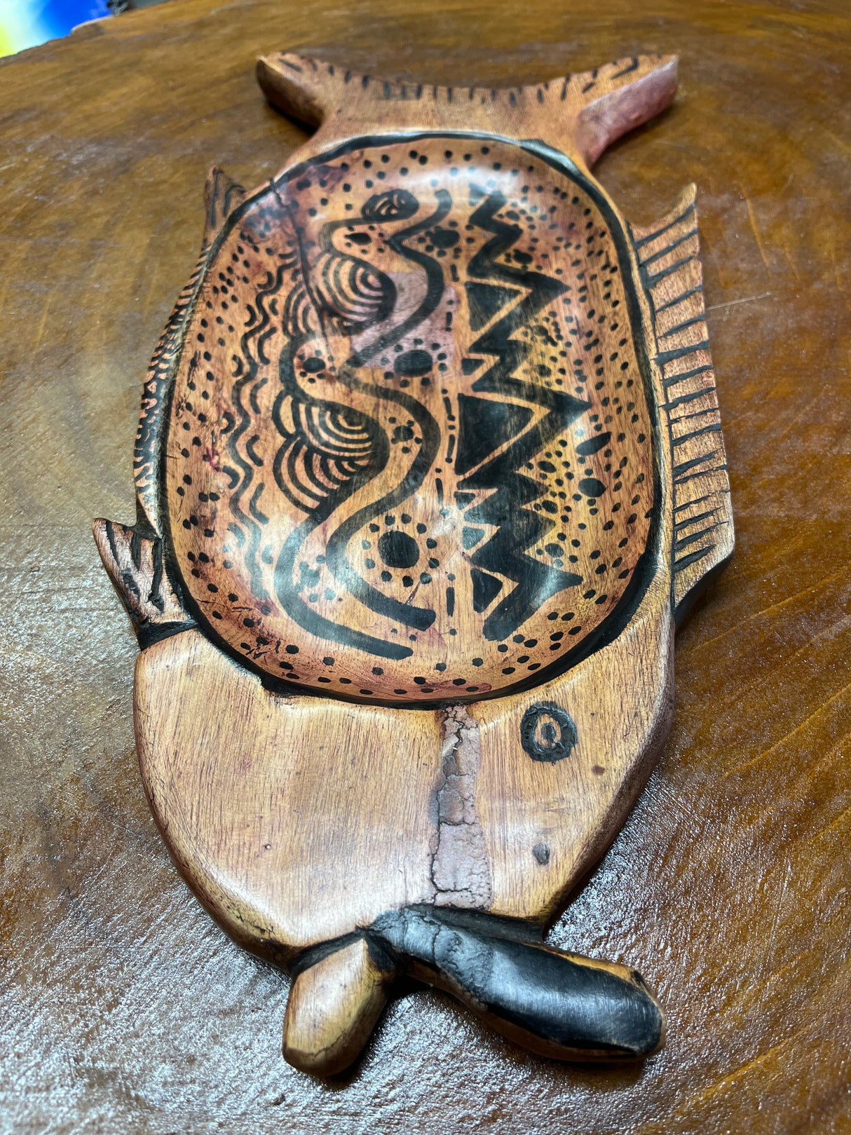 Handmade Flat Fish Shaped Dish