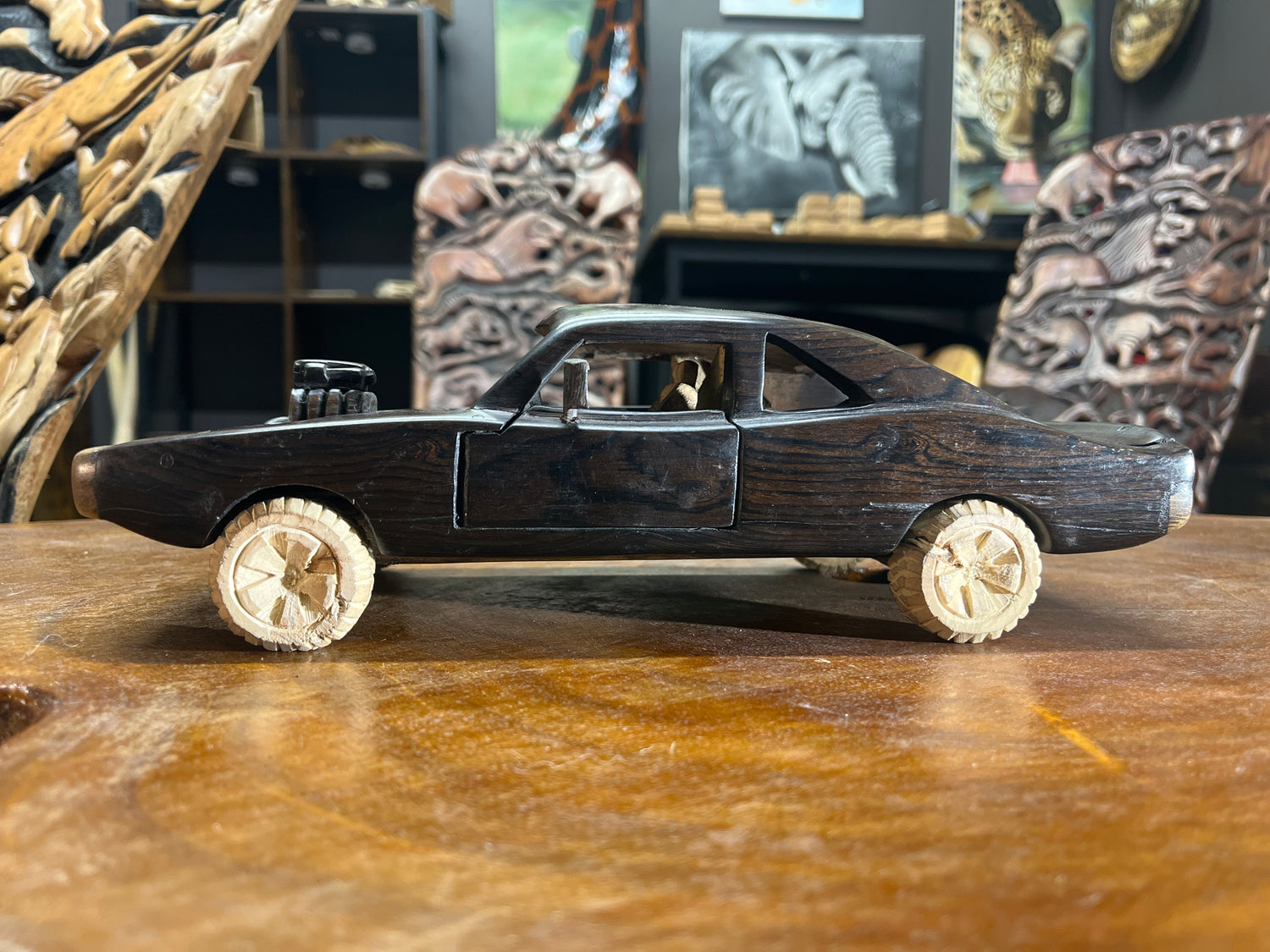Dodge Charger 1970 Fast and Furious V1.1 Hand Carved Ebony