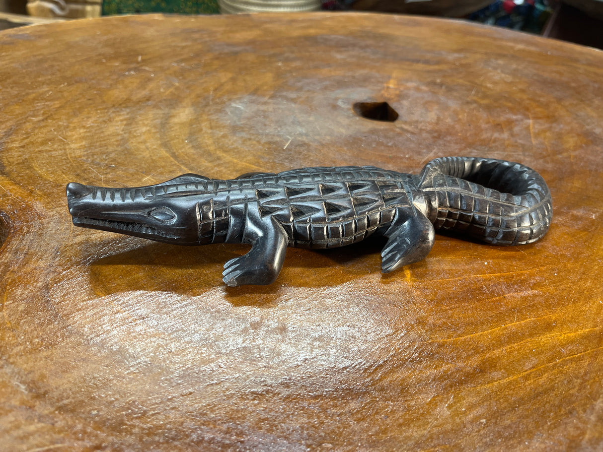 Handmade Ebony Crocodile Malawi