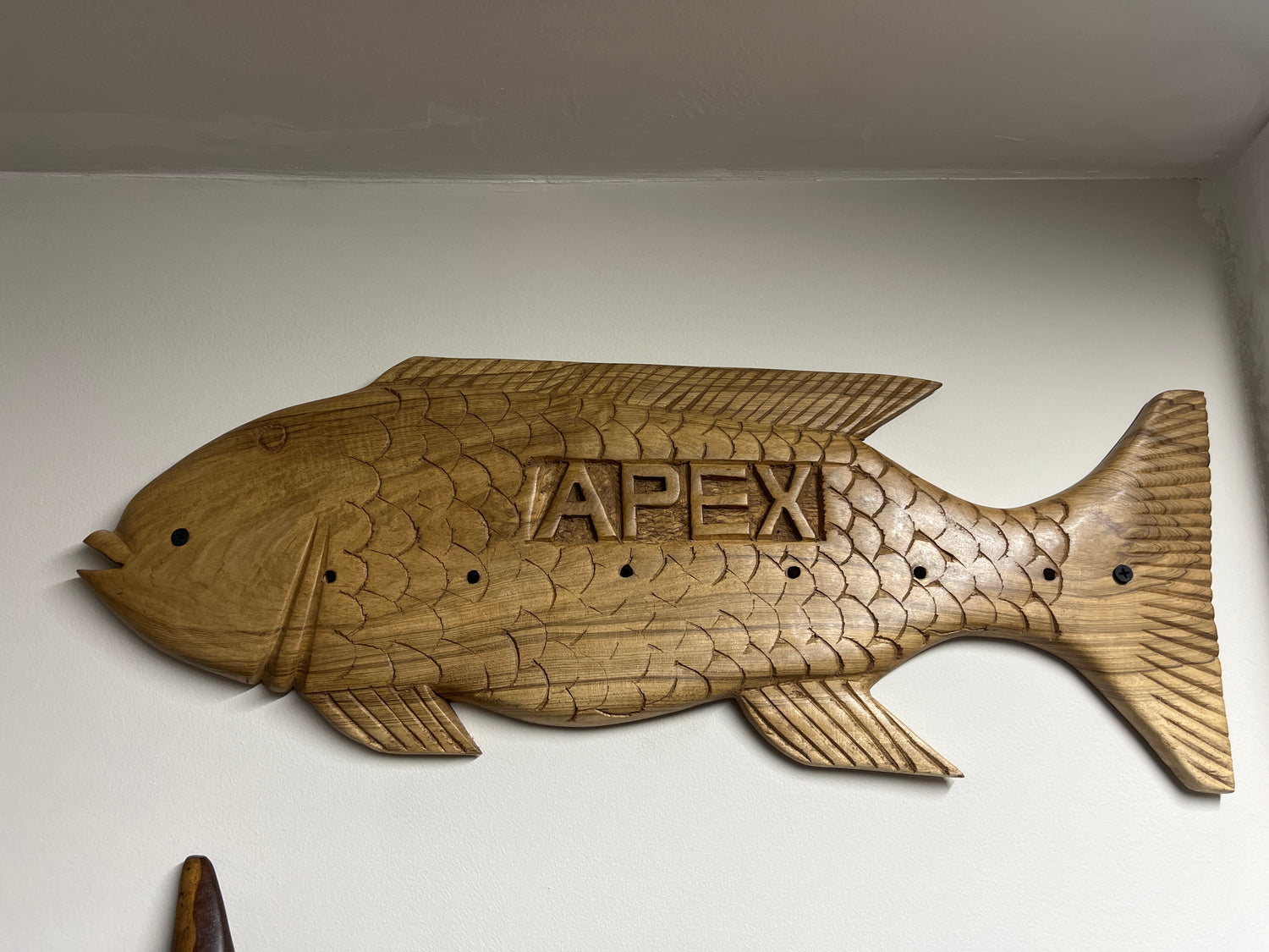 Wooden Handmade Large Fish ‘Apex’ Keyholder