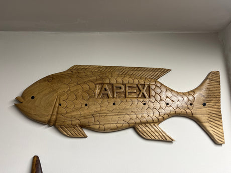 Wooden Handmade Large Fish ‘Apex’ Keyholder