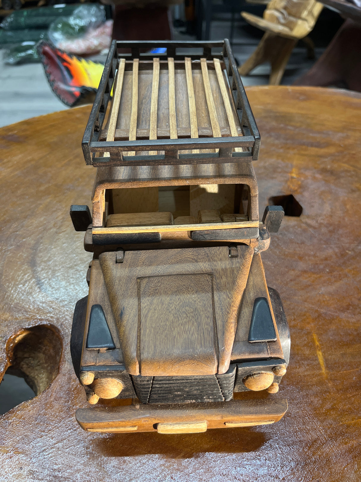 Classic Landrover Defender V3.1 Hand Carved Mahogany with Ebony