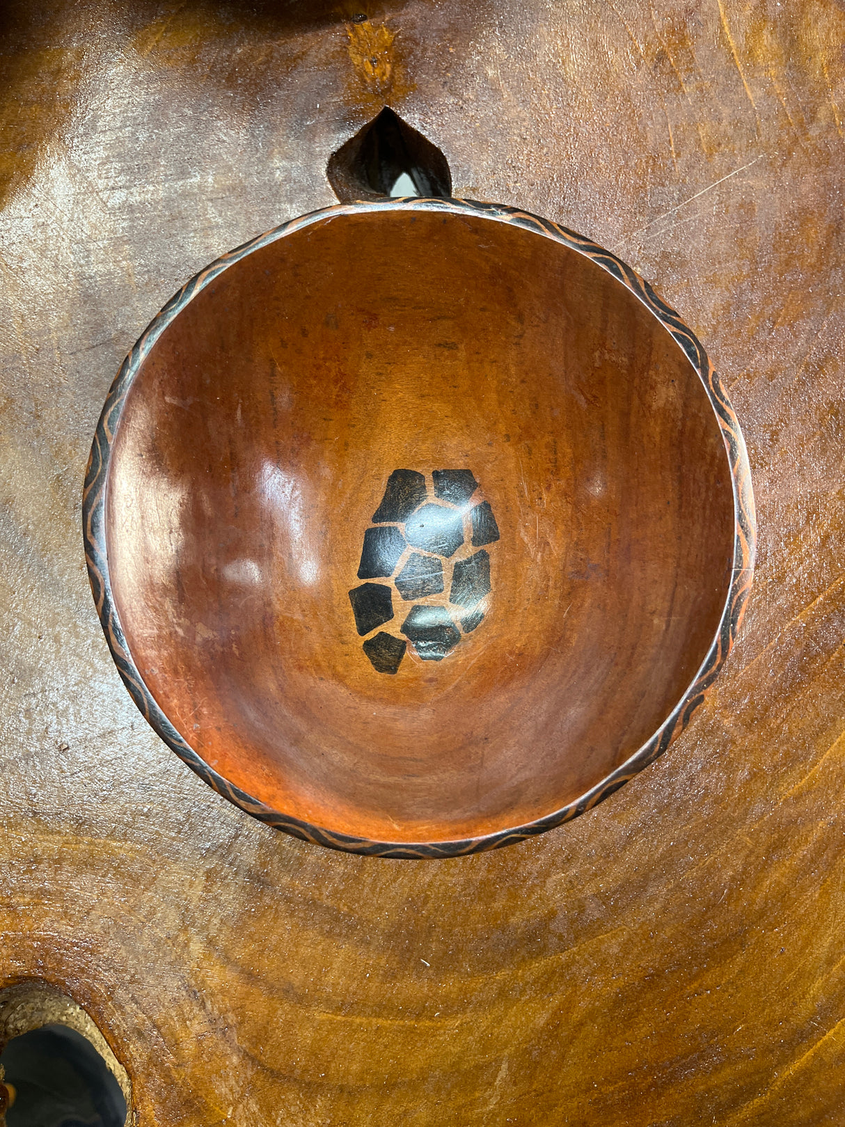 Mahogany Handmade Wooden Bowl