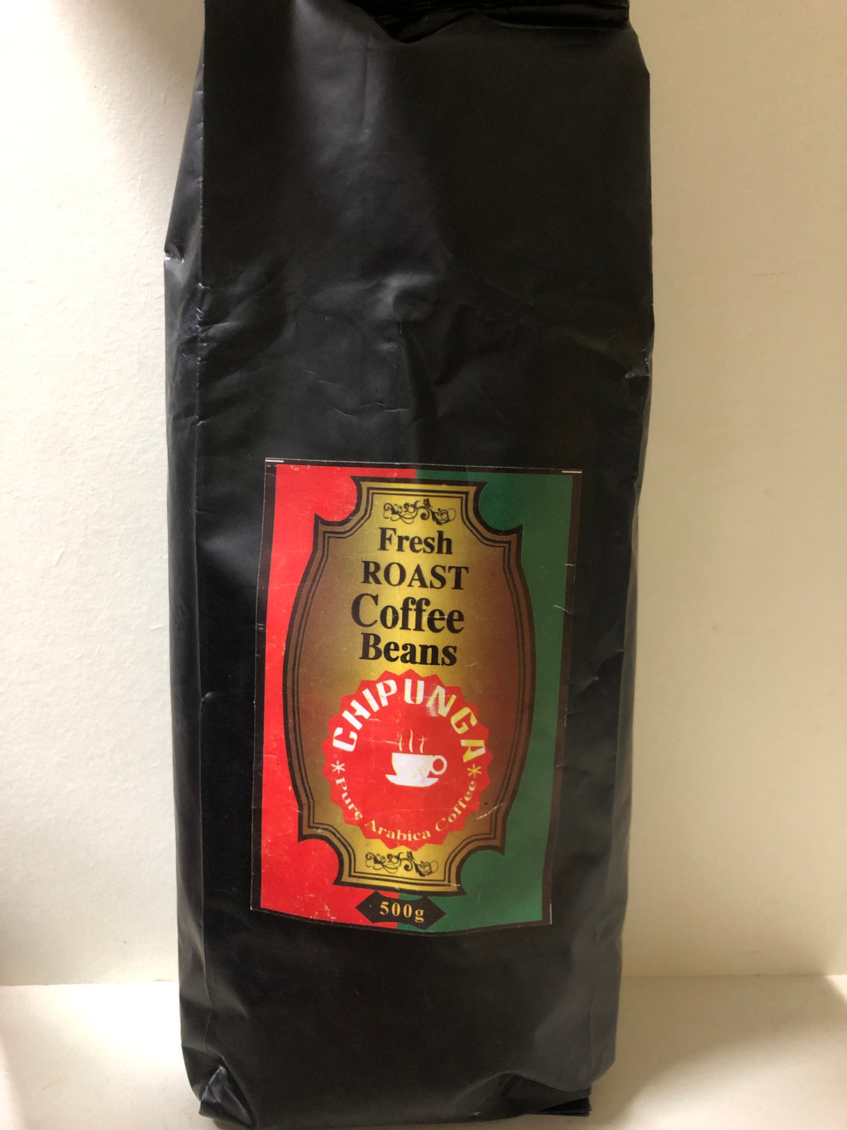 Fresh Roast Coffee Beans Chipunga Pure Arabica Coffee 500g