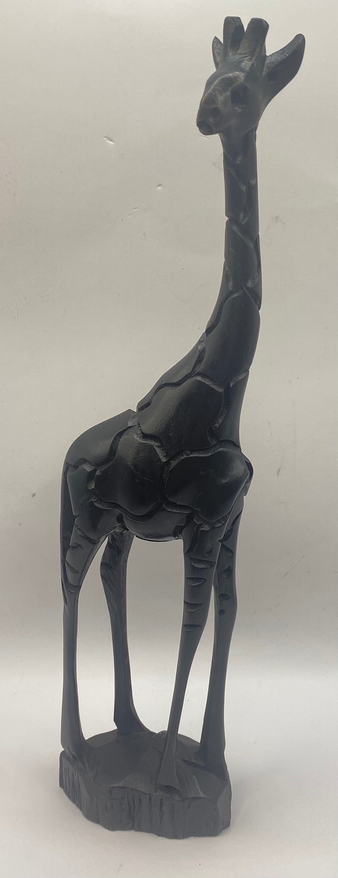 Ebony Giraffe with Stand