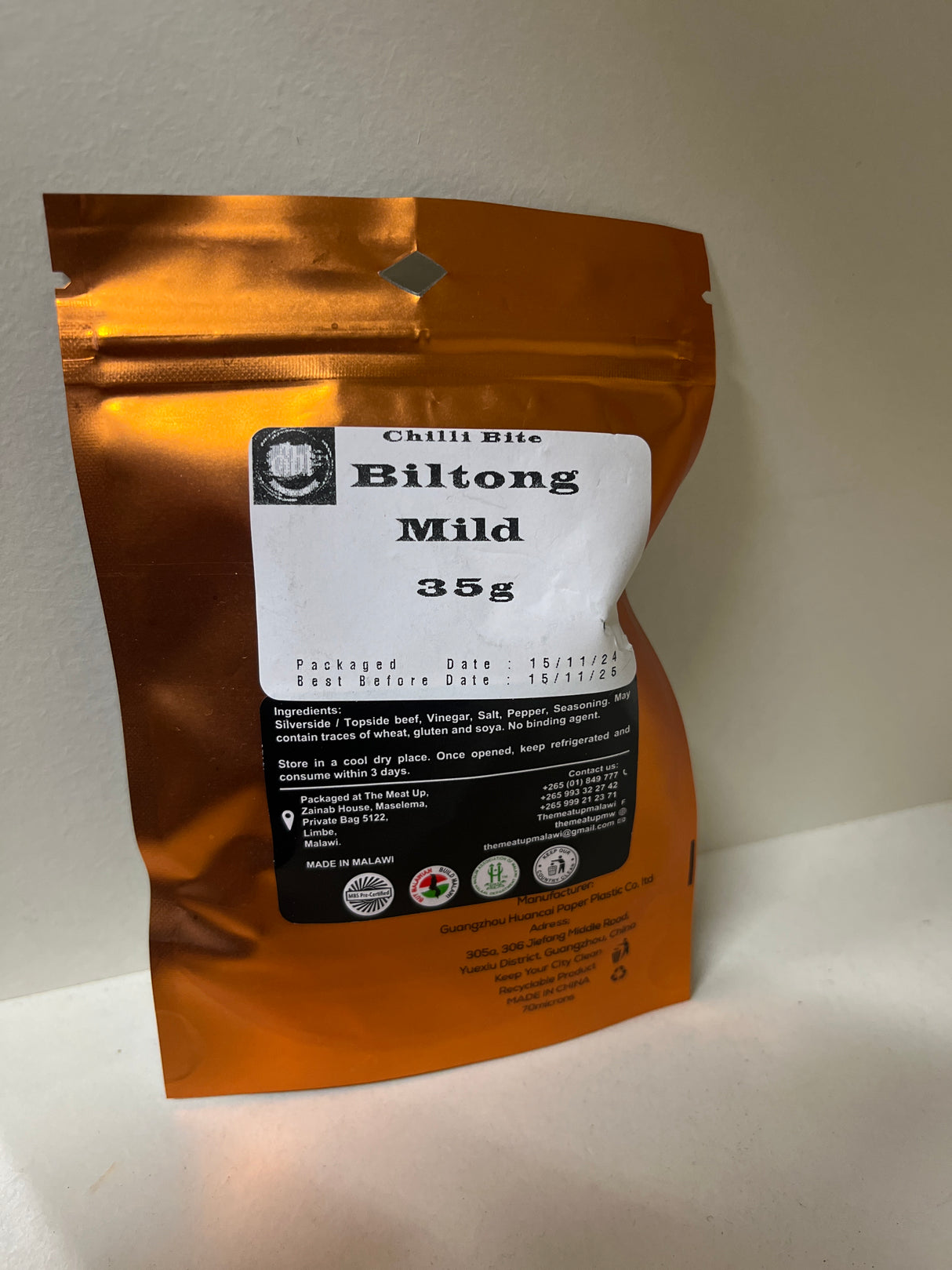 SBI Billy the Kid Biltong (Dry) Halal 35g