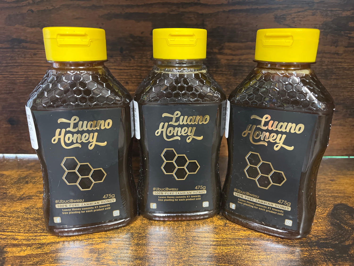 Luano 100% Pure Zambian Honey 475g Bottle