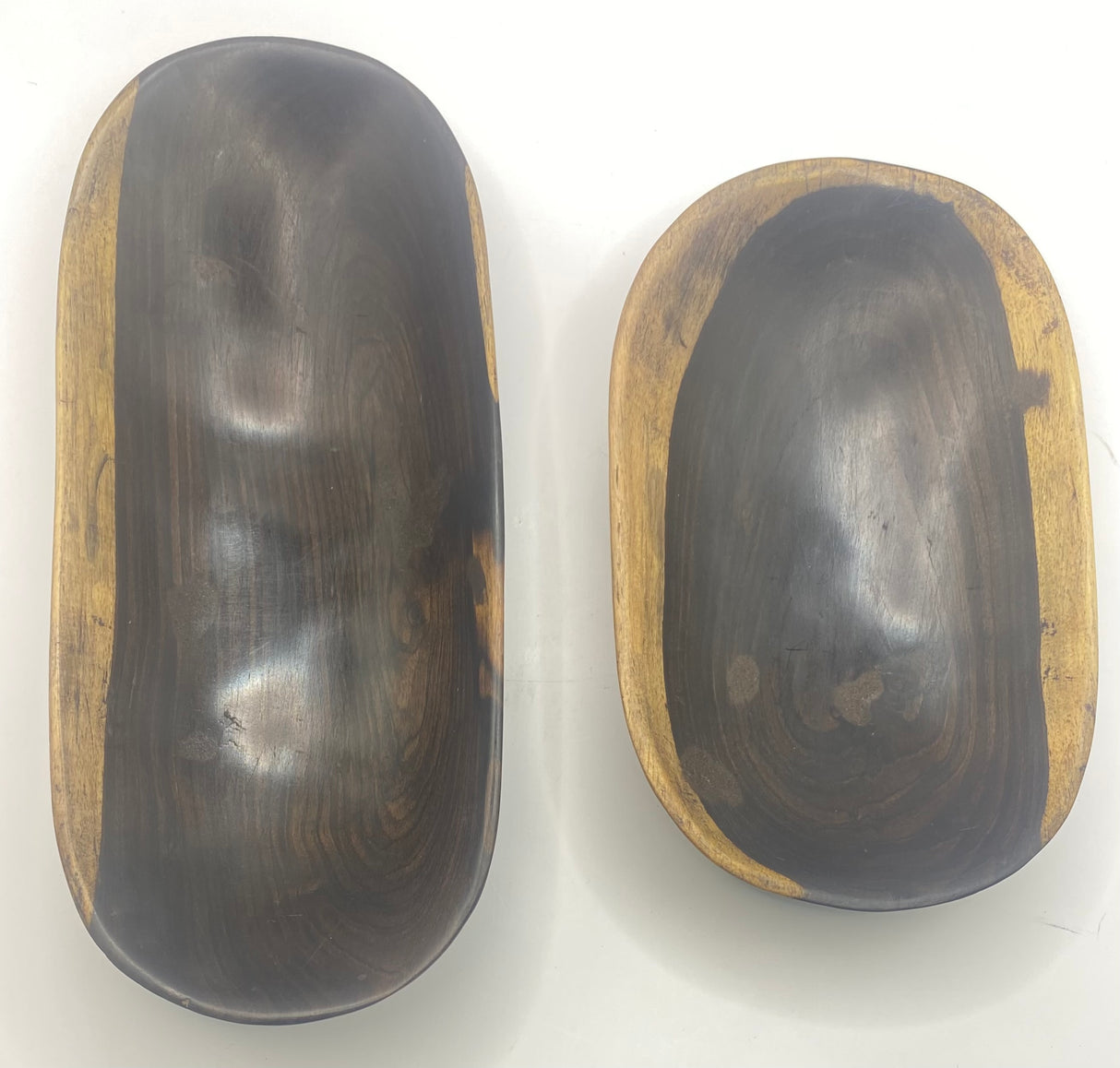 Hand Carved Ebony Bowls