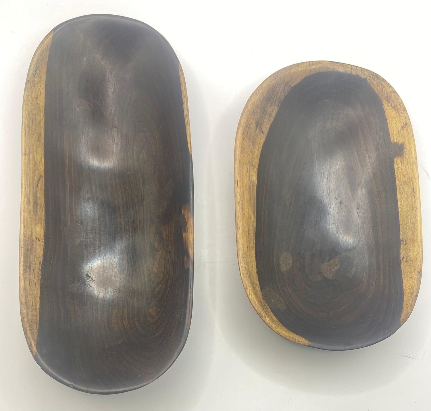 Hand Carved Ebony Bowls