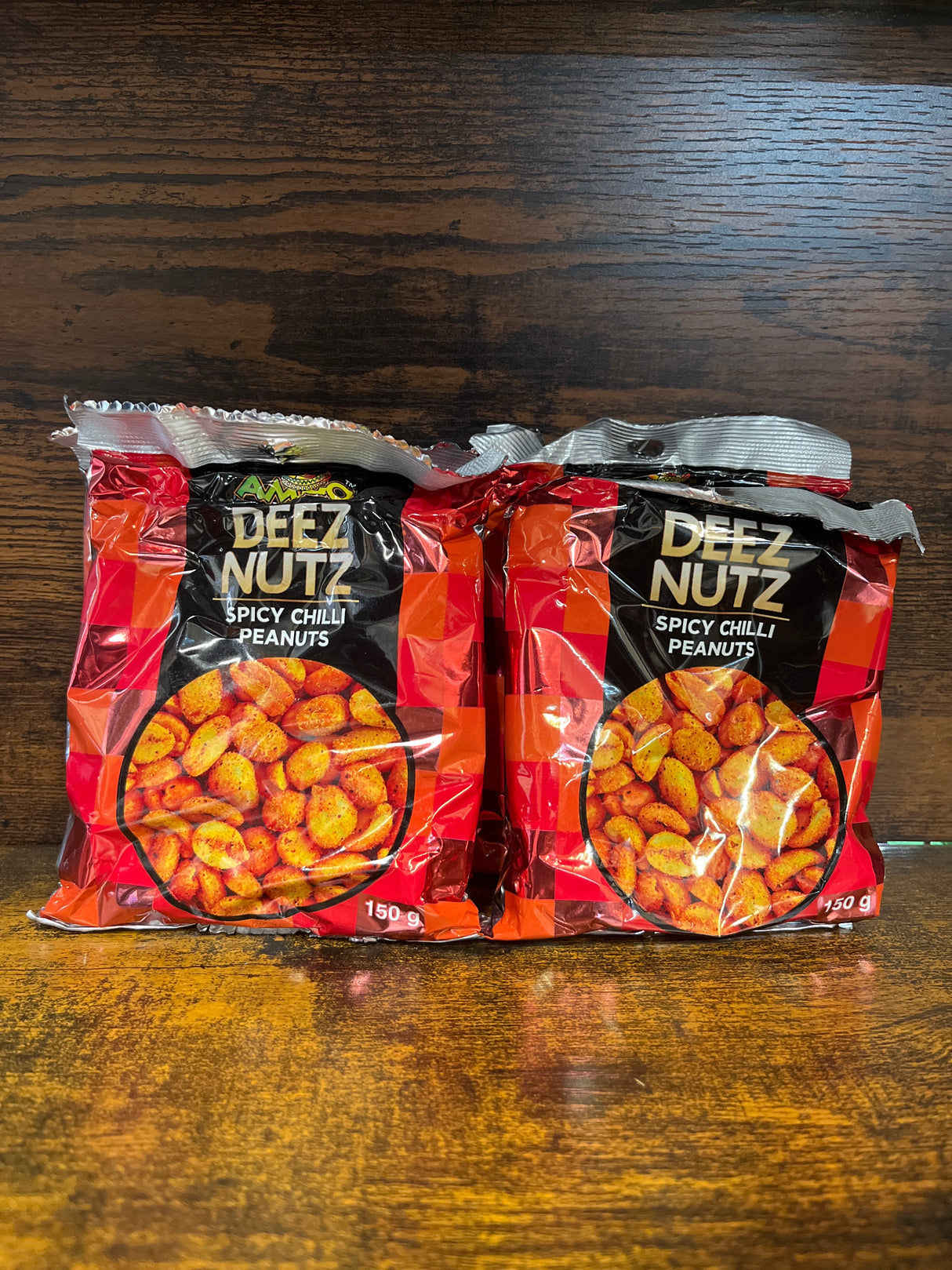 Amigo - Deez Nuts Spicy Chilli Flavour Peanuts 150g Bags
