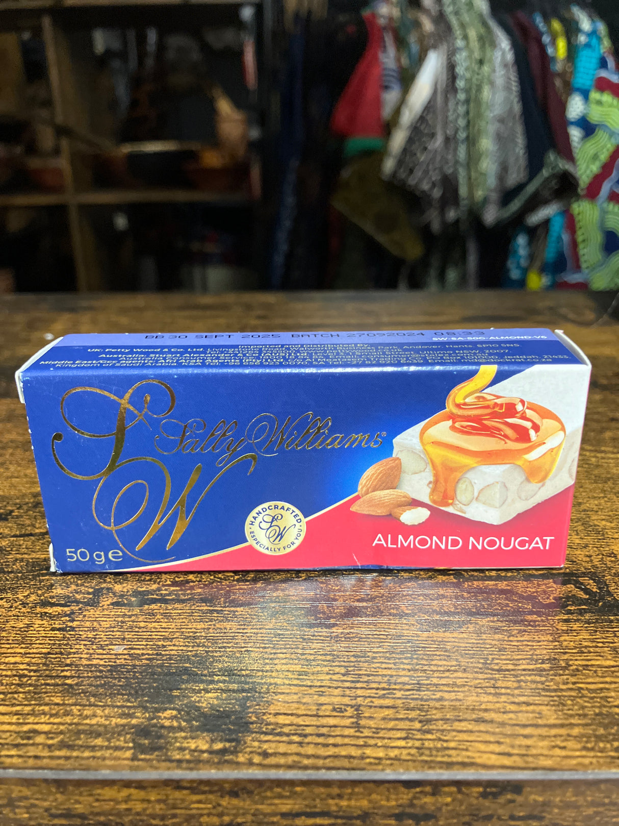 Sally Williams Nougat 50g Bar
