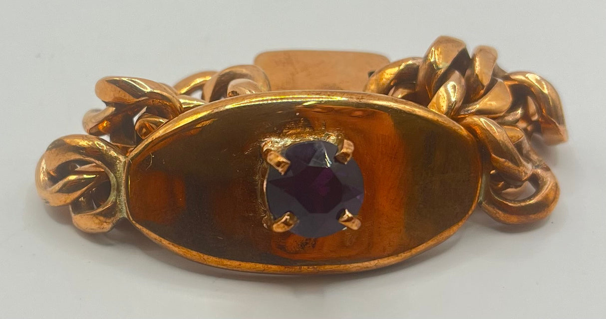 Amethyst Gem Copper Bracelets