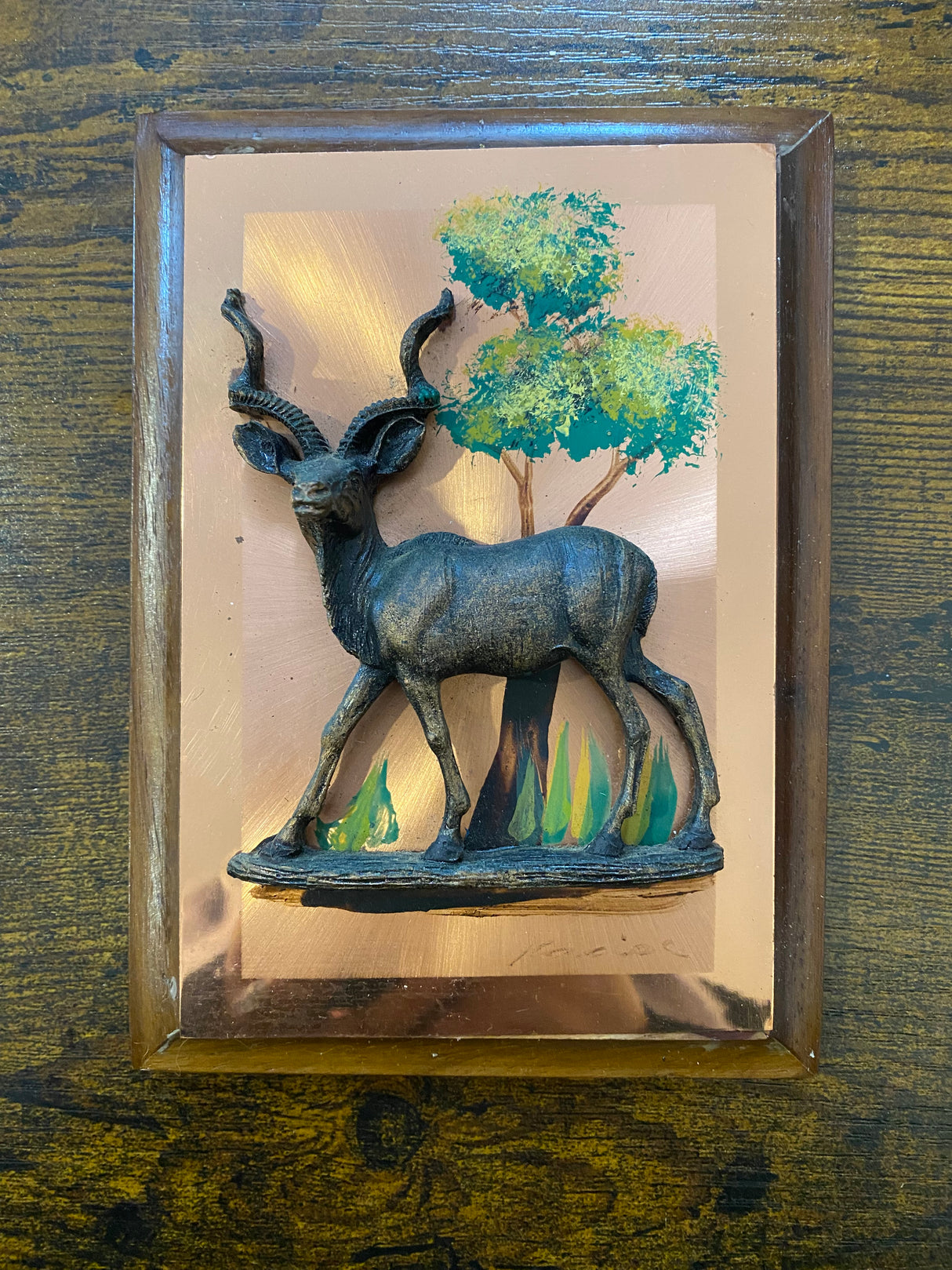 Gazelle Forward Facing On Copper
