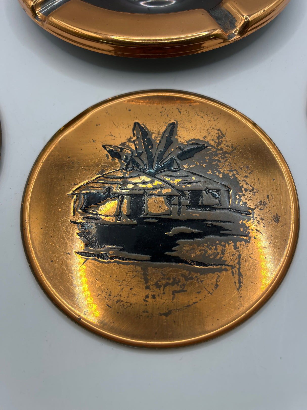 Swaziland Ash Tray and 3 Coaster Set