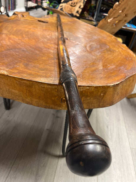 Natural Looking Walking Stick Polished Ebony Malawi