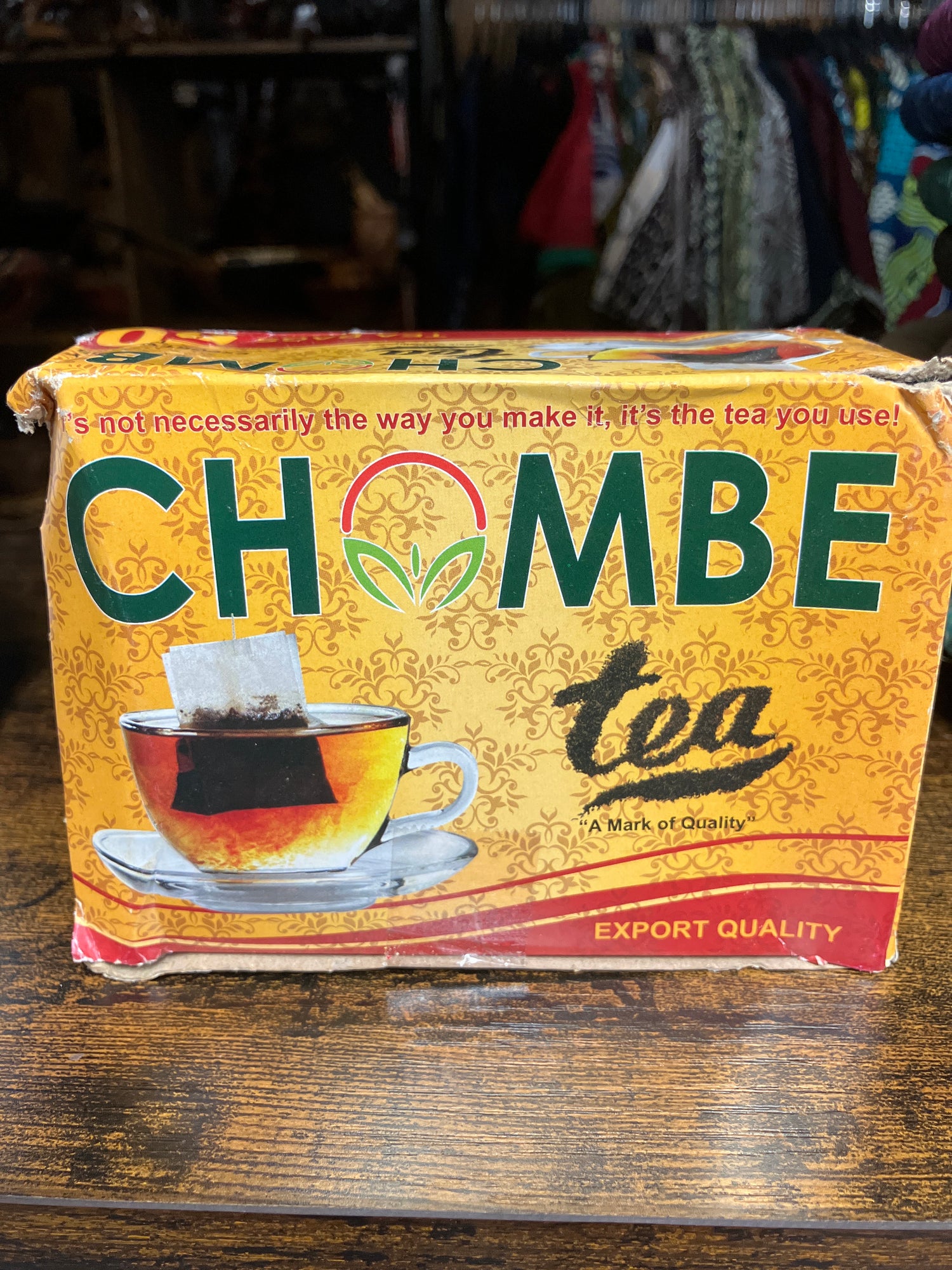 Chombe Tea (50 Tea Bags) 100g Box