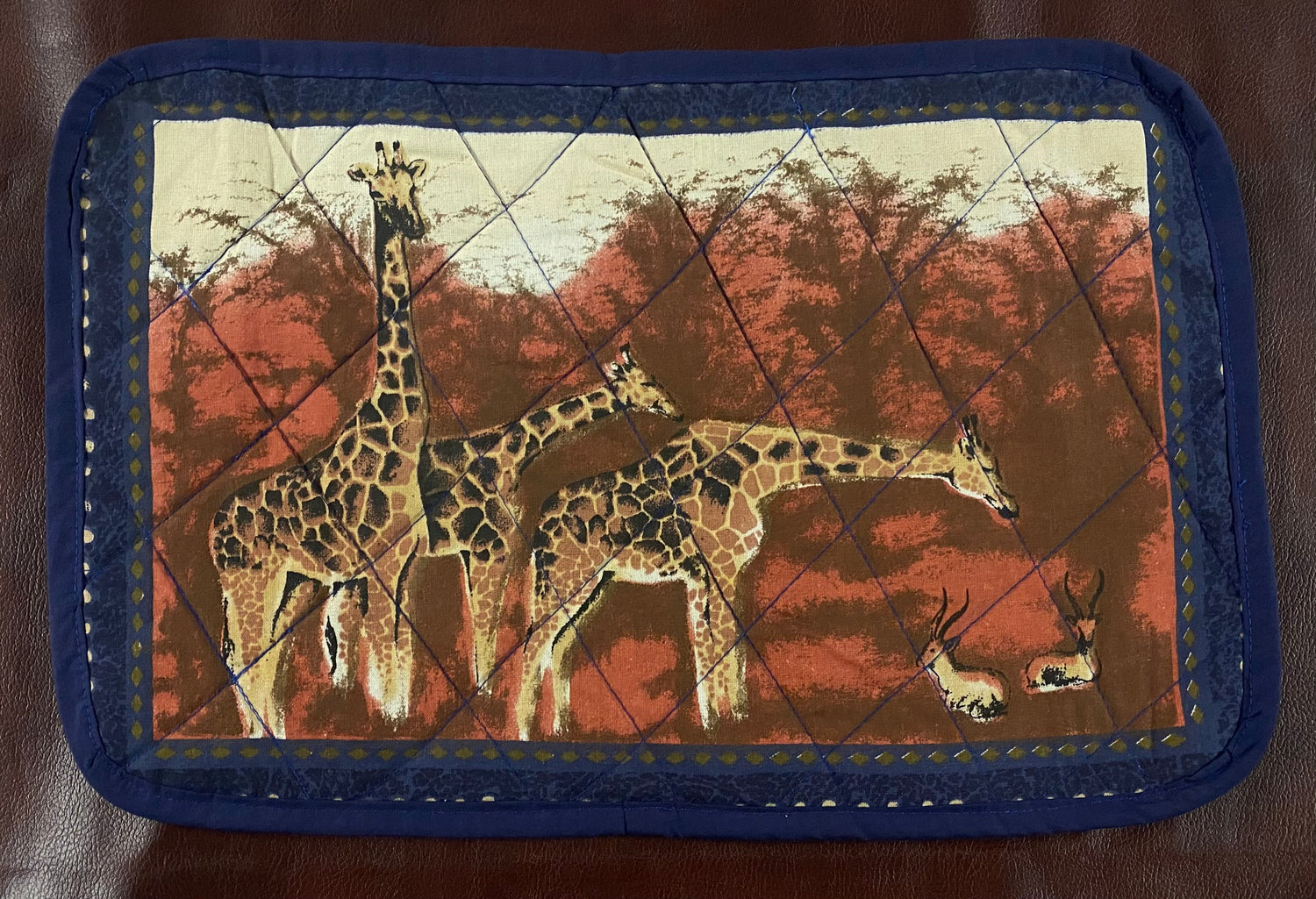 Animal Painted Placemats with Serviettes