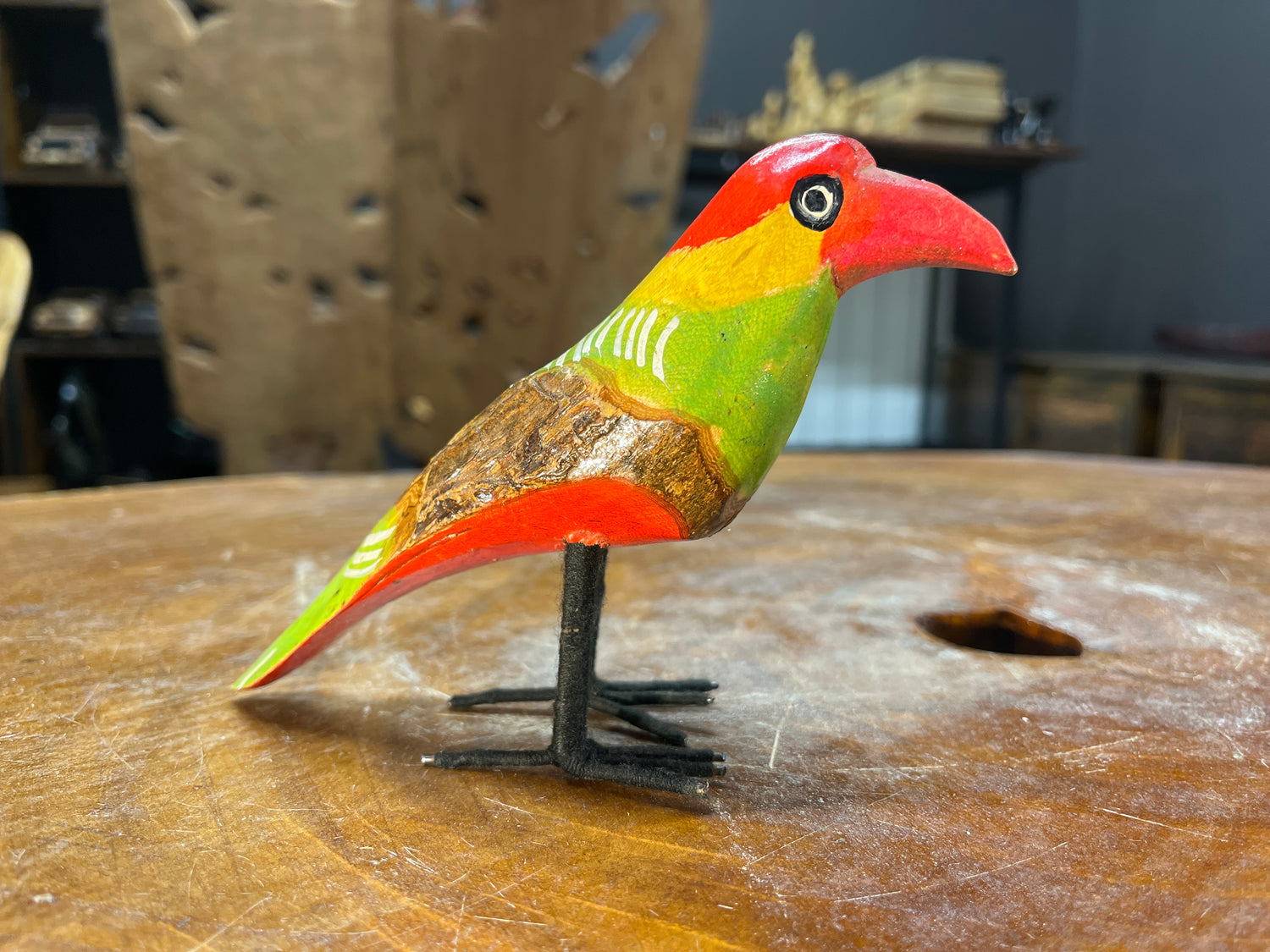 Brightly Painted African Bird