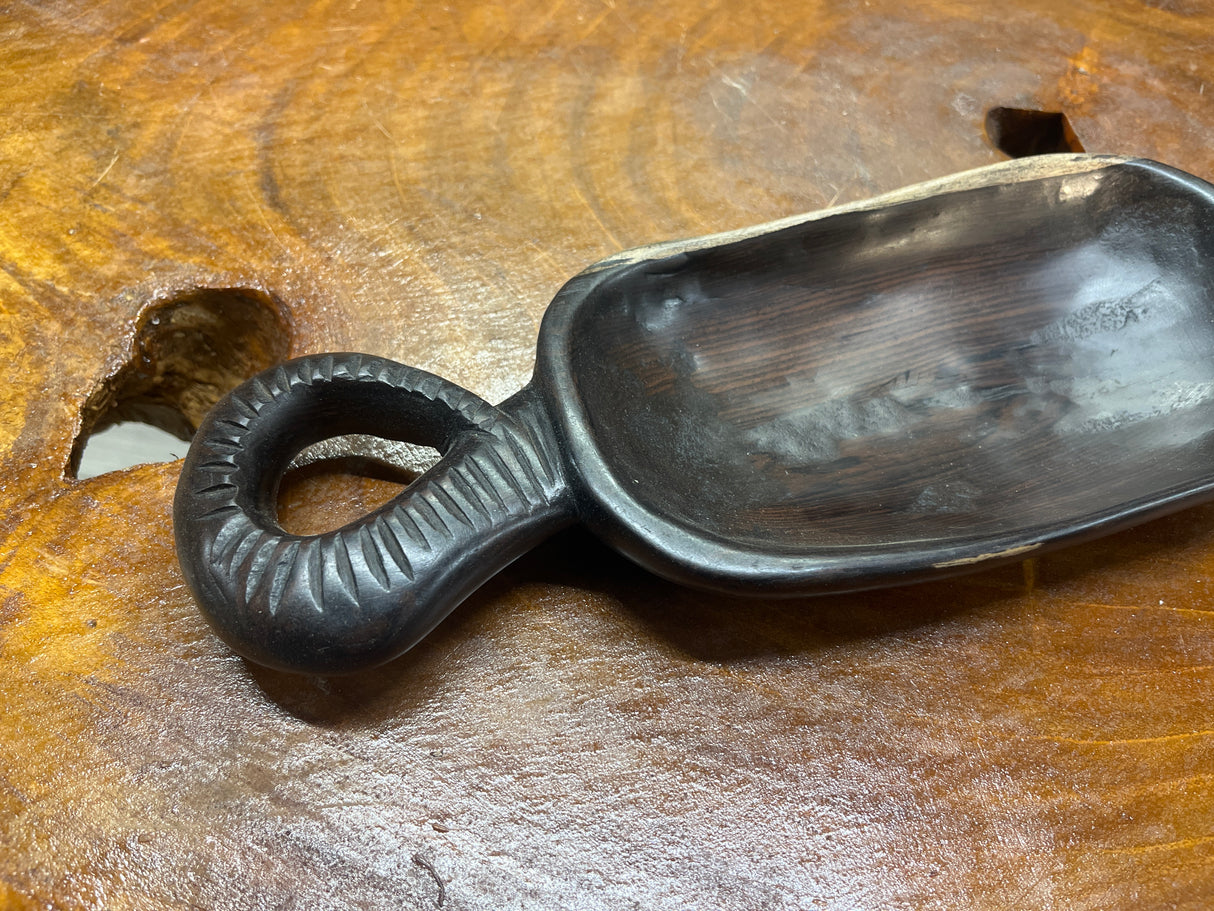 Handmade Wooden Ebony Crocodile Dish