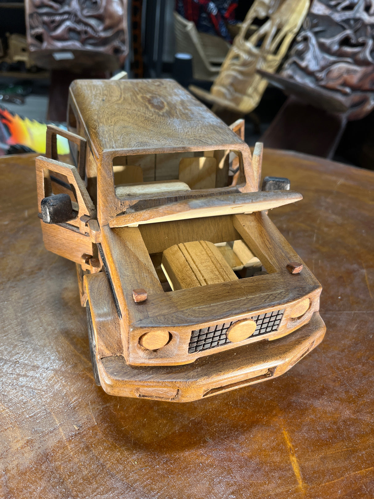 Mercedes G Wagon AMG Style V1.2 Hand Carved Mahogany