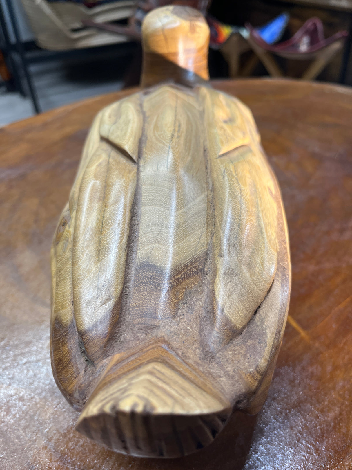 Hand Carved Life Size Wooden Duck