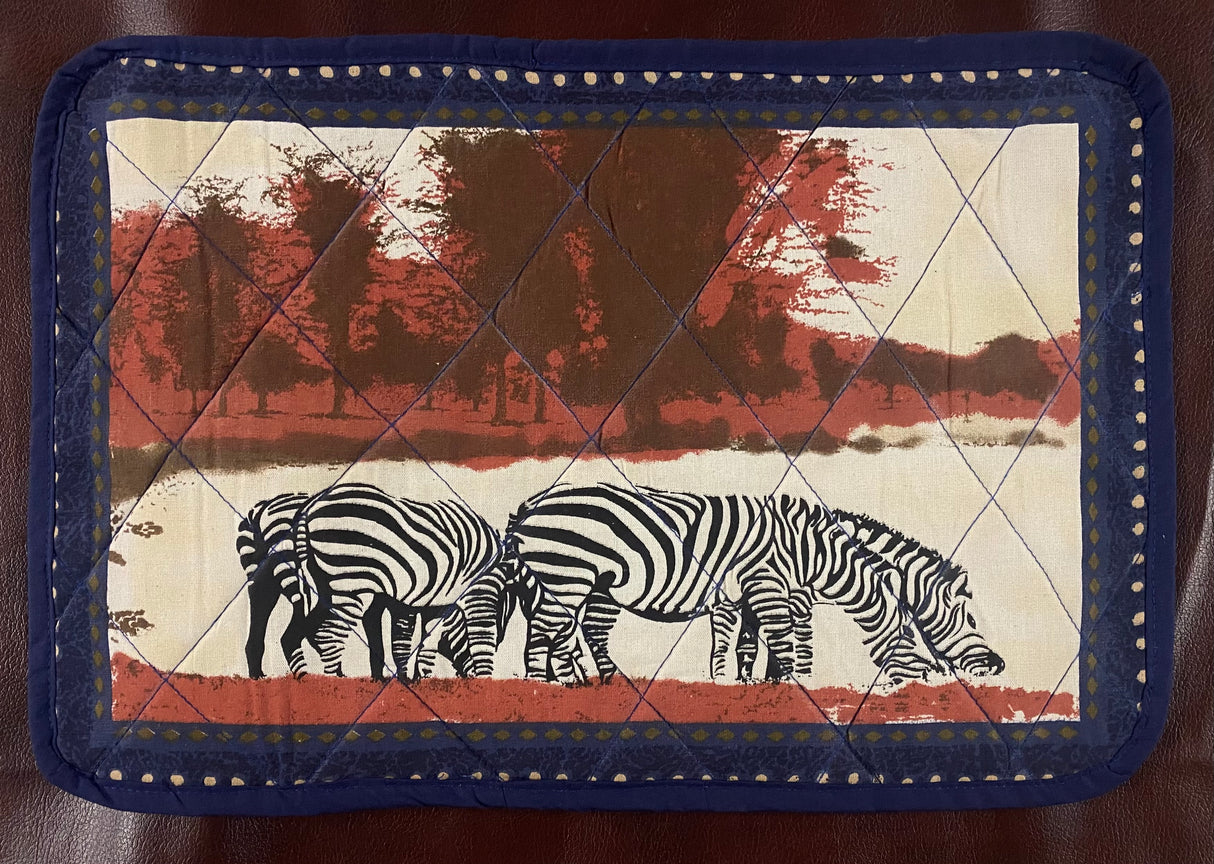 Animal Painted Placemats with Serviettes