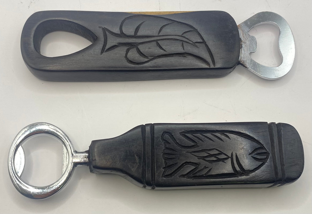 Ebony Block Handle Bottle Opener