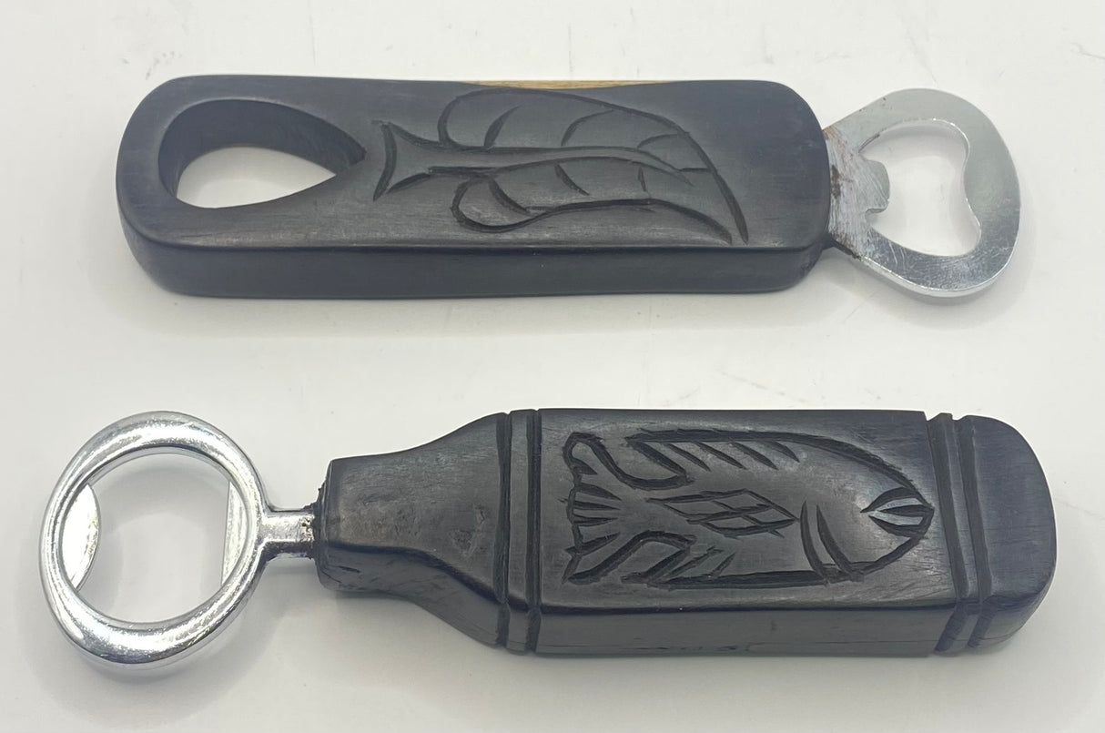 Ebony Block Handle Bottle Opener