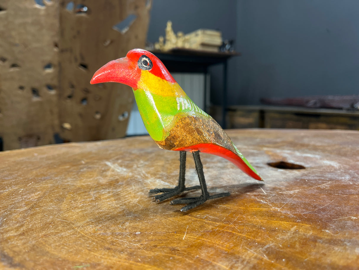 Brightly Painted African Bird